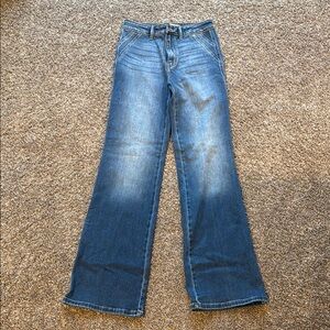 KanCan Blue Flare Wide Leg Jeans